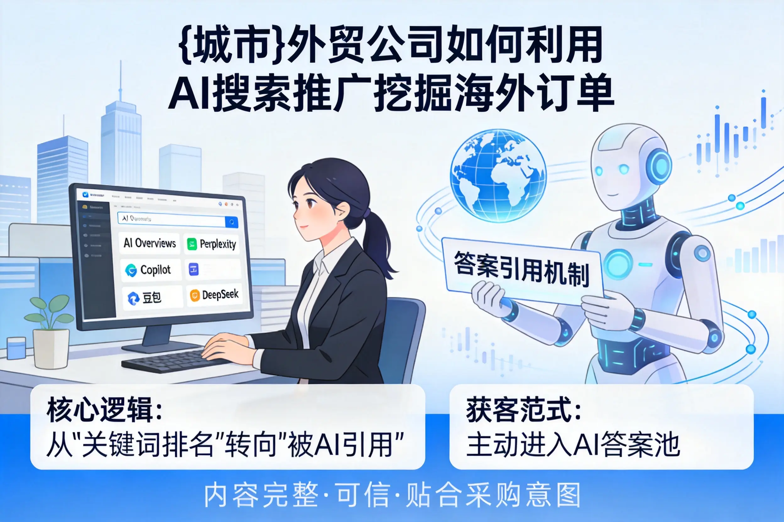 临高外贸公司如何利用AI搜索推广挖掘海外订单