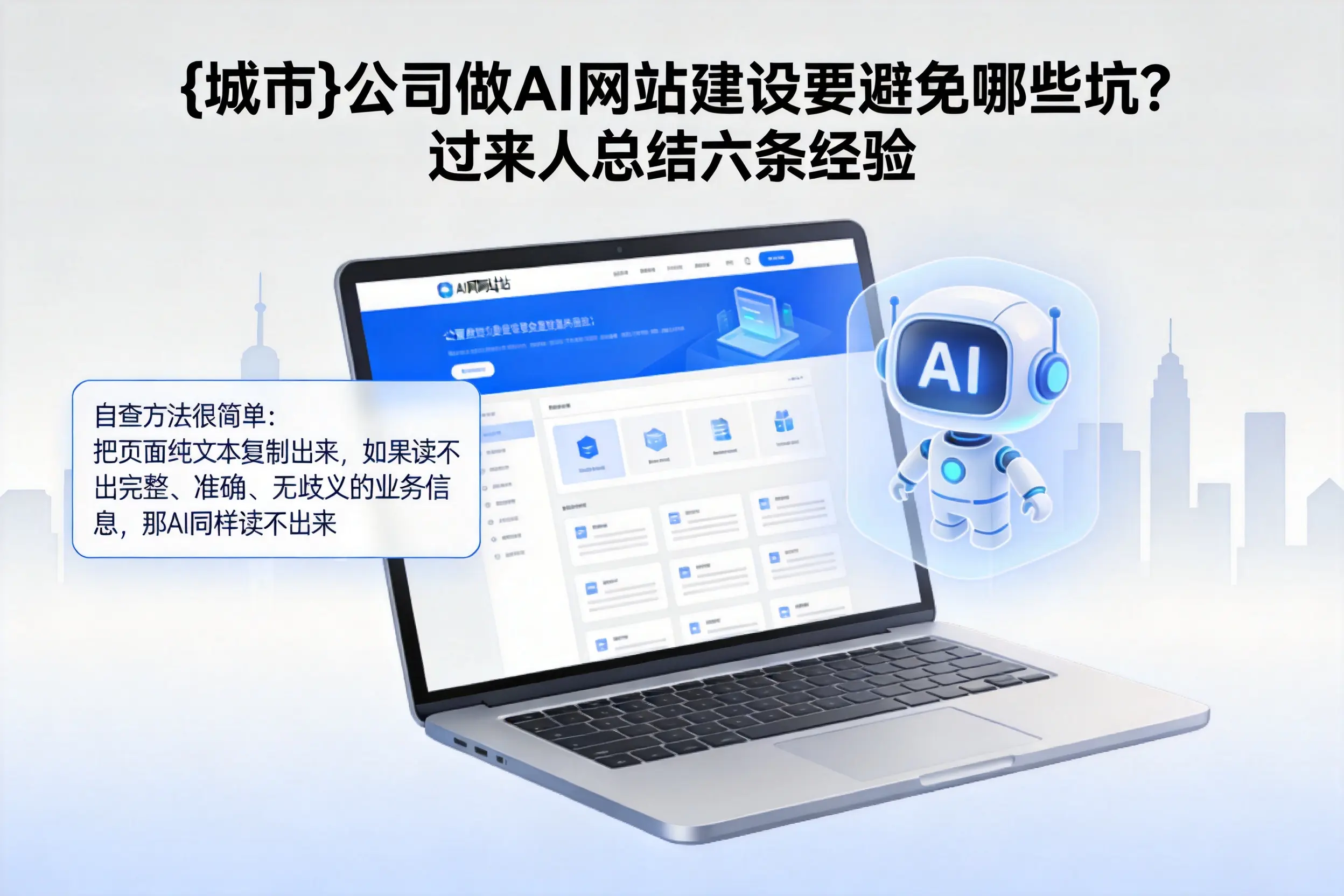 临高公司做AI网站建设要避免哪些坑？过来人总结六条经验