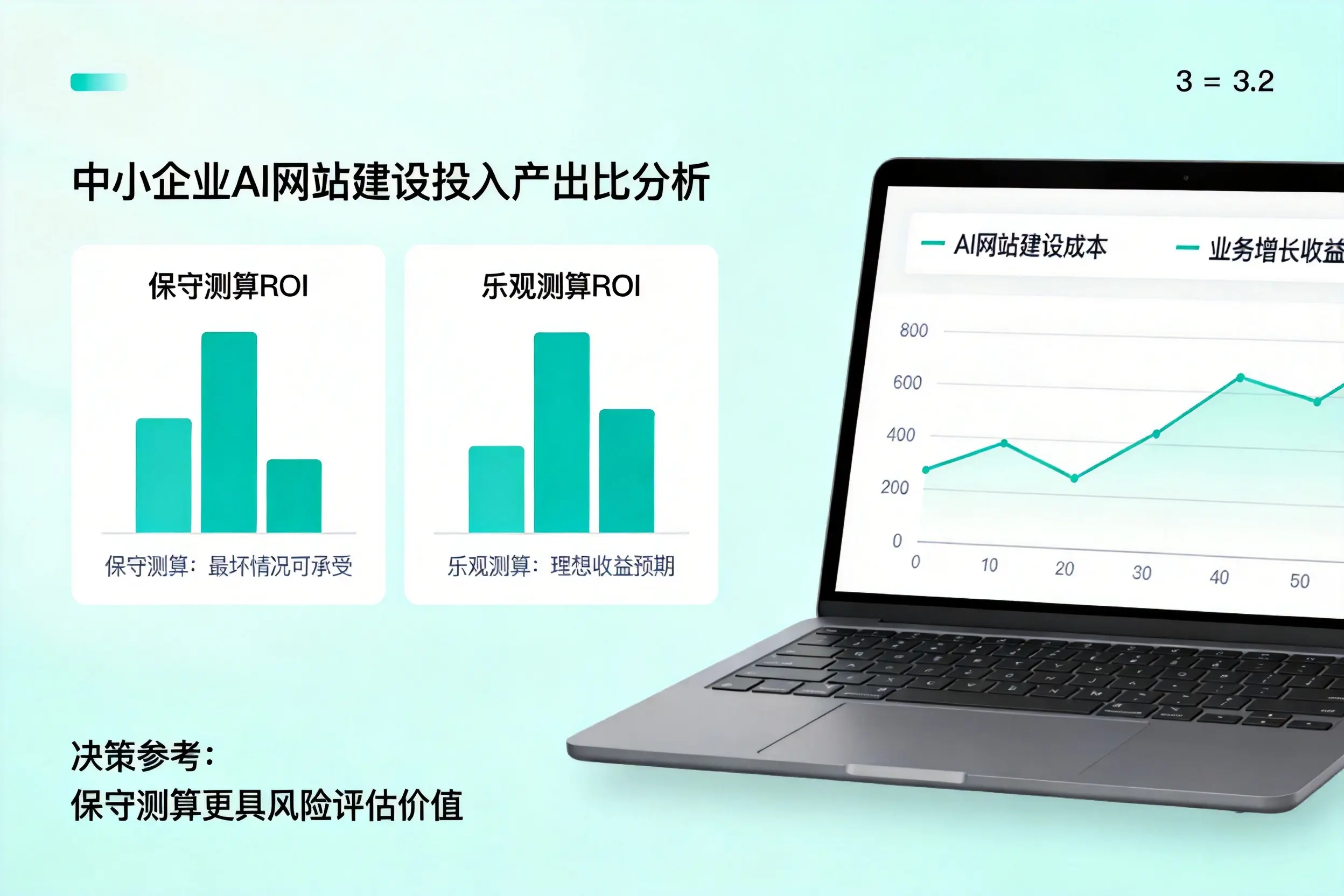 临高中小企业AI网站建设投入产出比怎么算？先看这份分析