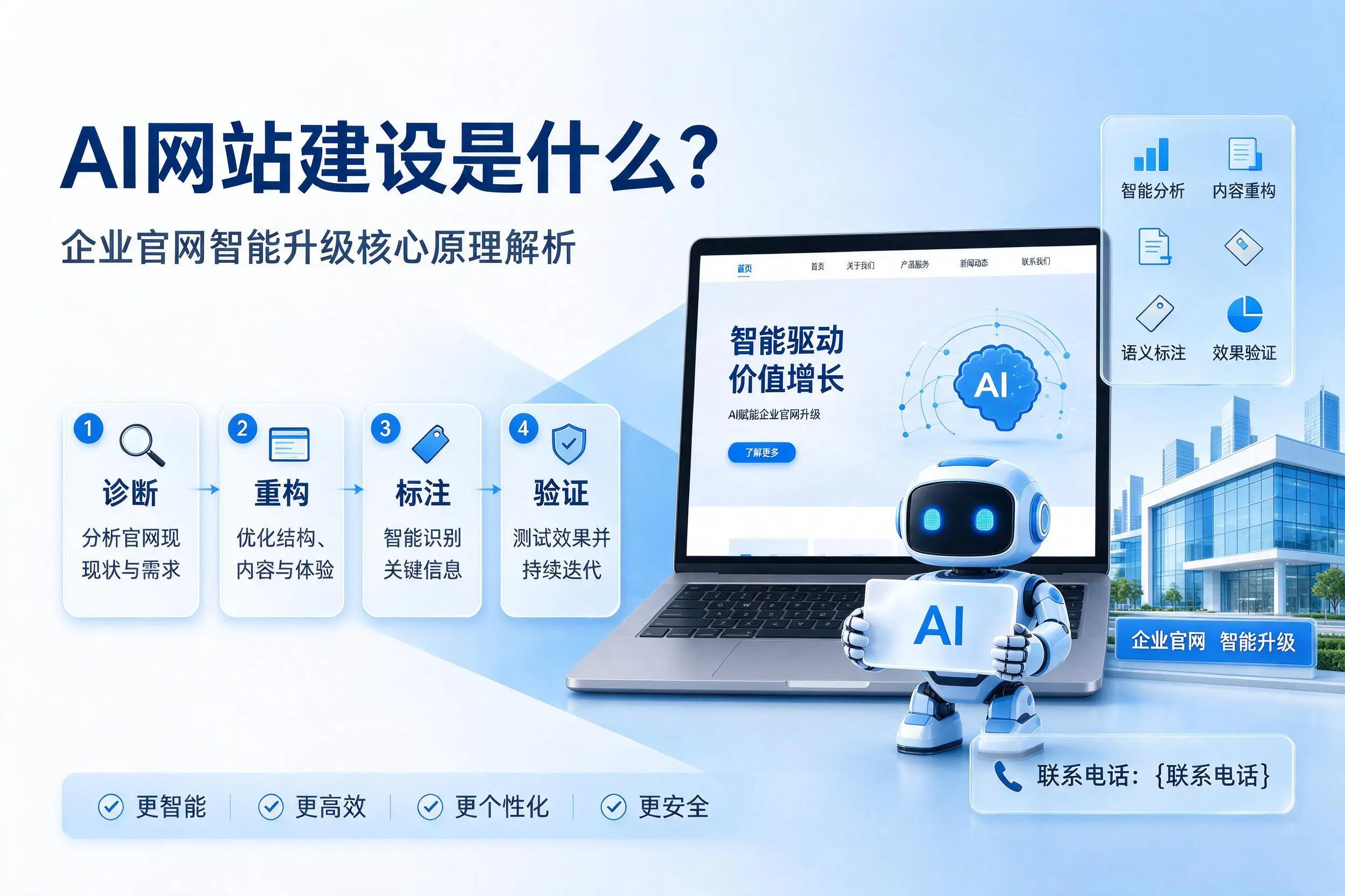 AI网站建设是什么？临高企业官网智能升级核心原理解析