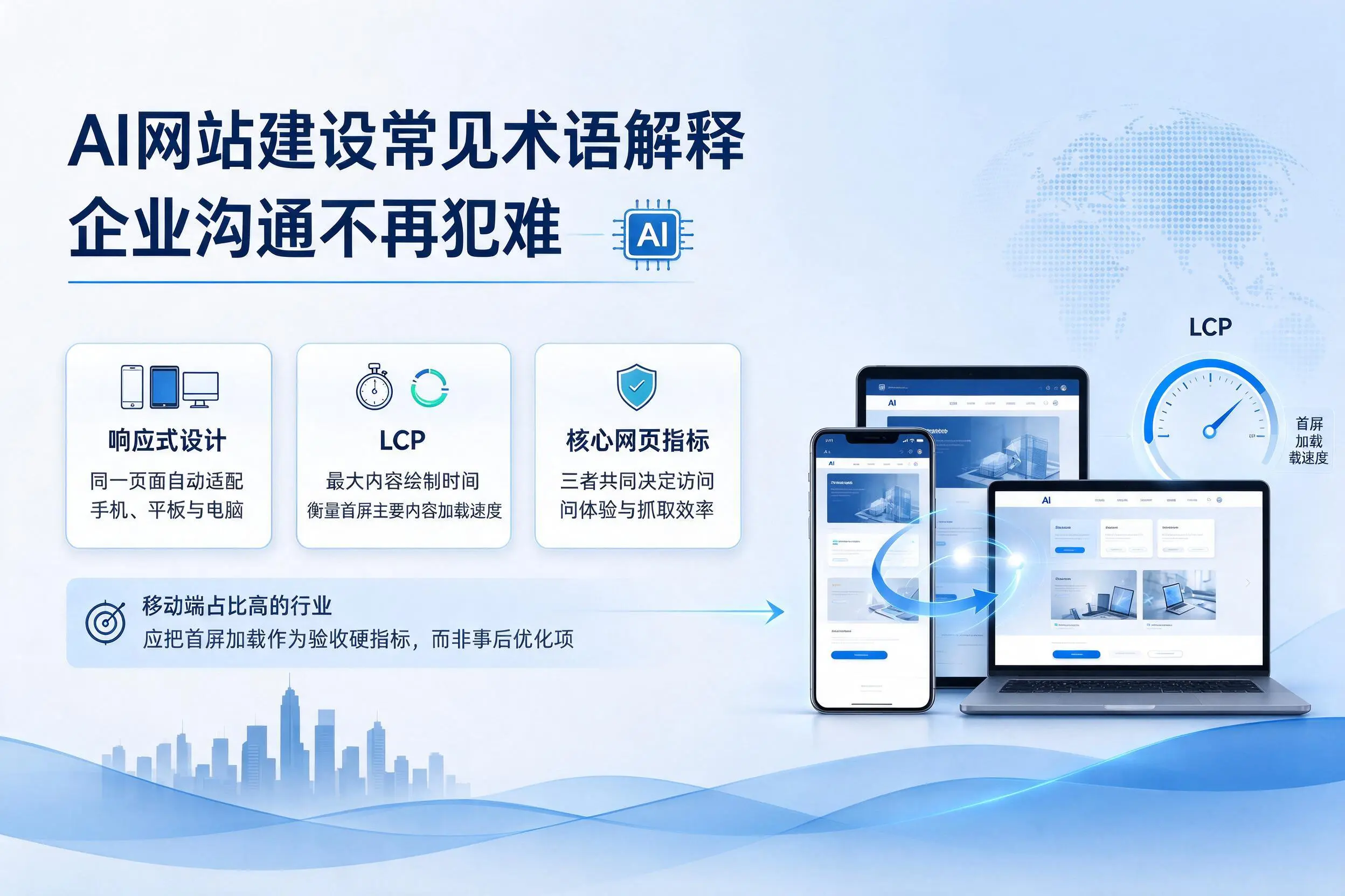 AI网站建设常见术语解释，临高企业沟通不再犯难